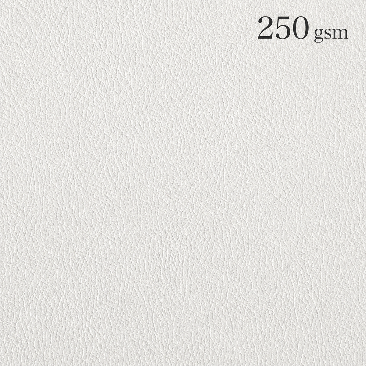Deconix Standard white textured printable wallcovering swatch labelled 250 gsm.