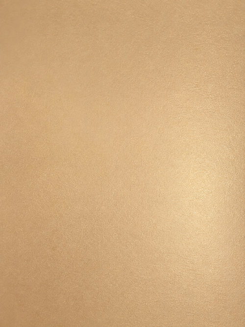 Gold metallic printable wallcovering media with smooth reflective finish